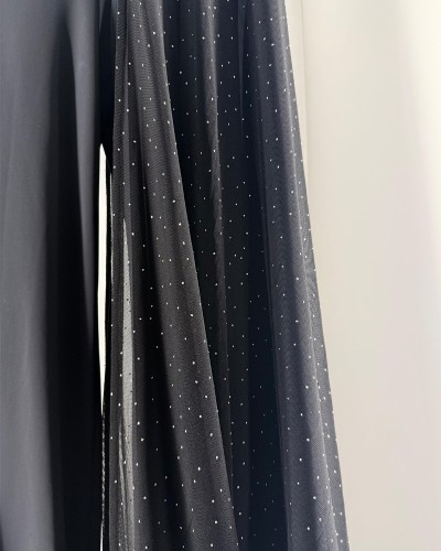 Pantalon "Dentelle à strass"