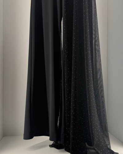 Pantalon "Dentelle à strass"