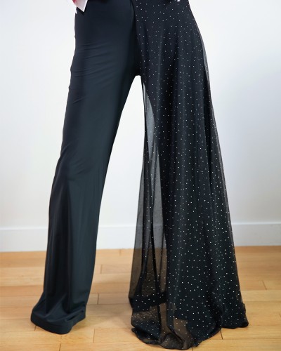 Pantalon "Dentelle à strass"