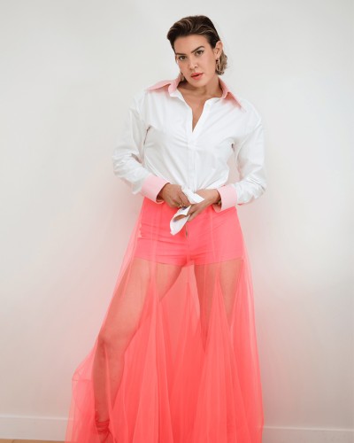Chemise « dos nu » Blanche