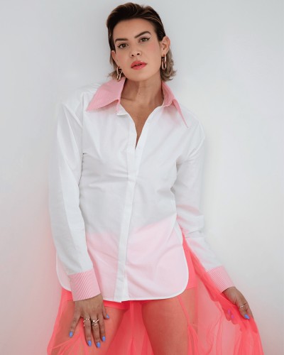 Chemise « dos nu » Blanche
