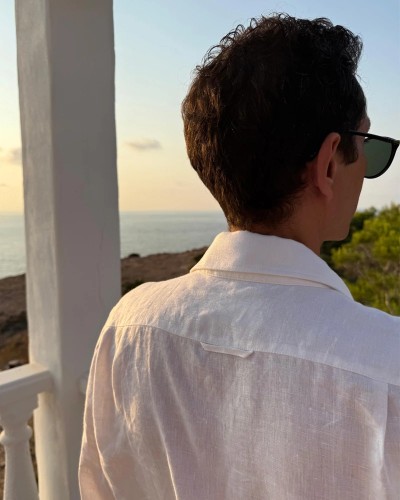 Chemise en lin Blanc