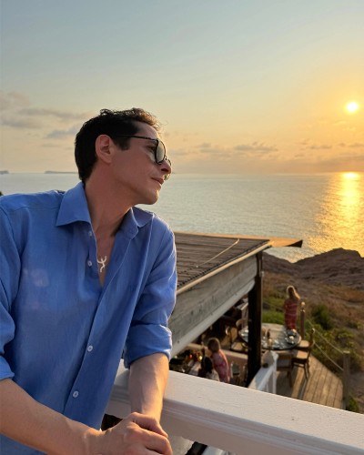 Chemise en lin Bleu – Élégance & Légèreté