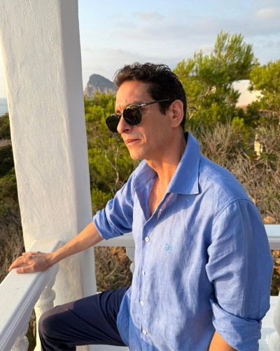Chemise en lin Bleu – Élégance & Légèreté